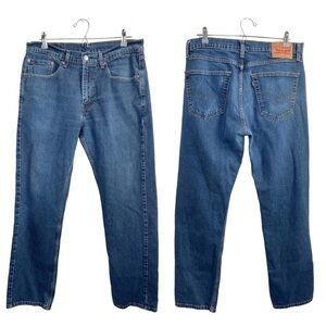 LEVIS 505 Vintage High Rise Straight Leg Jeans size 34x32